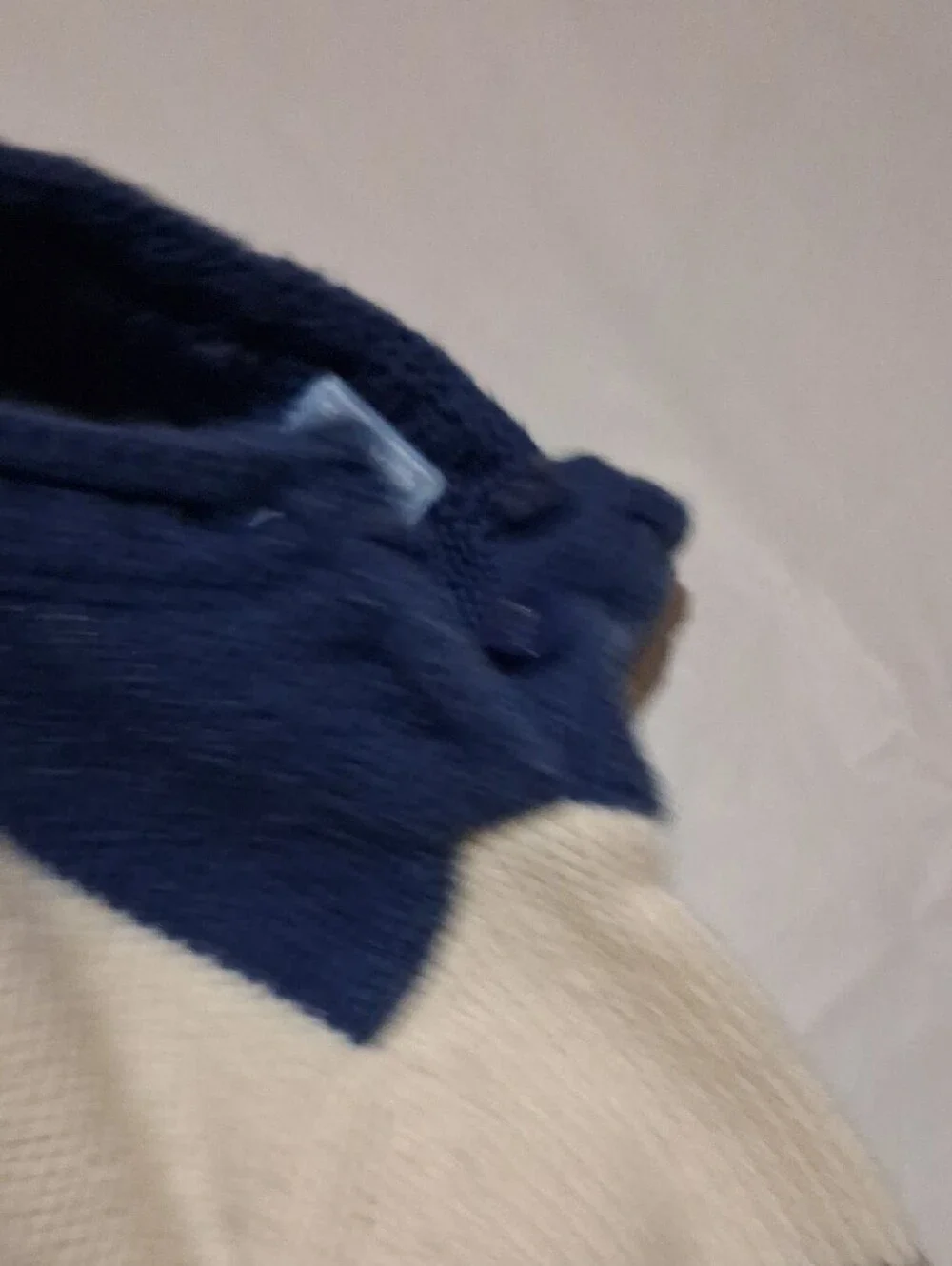 The Children's Place Navy and Cream Striped Knit Top